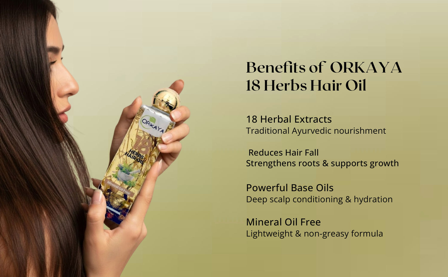 Orkaya 18 Herbs Hair Oil