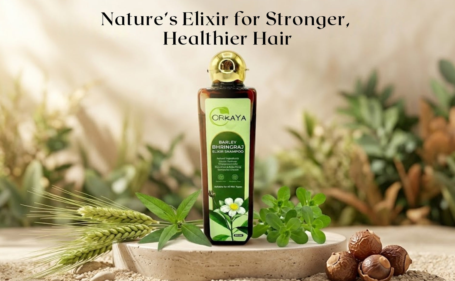 Barley Bhringraj Elixir Shampoo