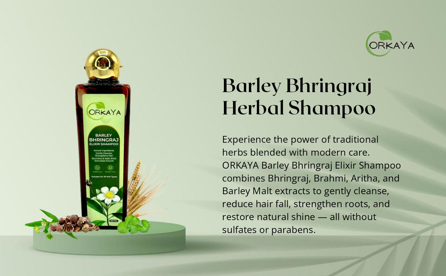 Barley Bhringraj Elixir Shampoo