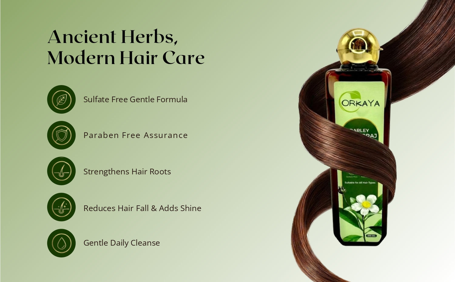 Barley Bhringraj Elixir Shampoo