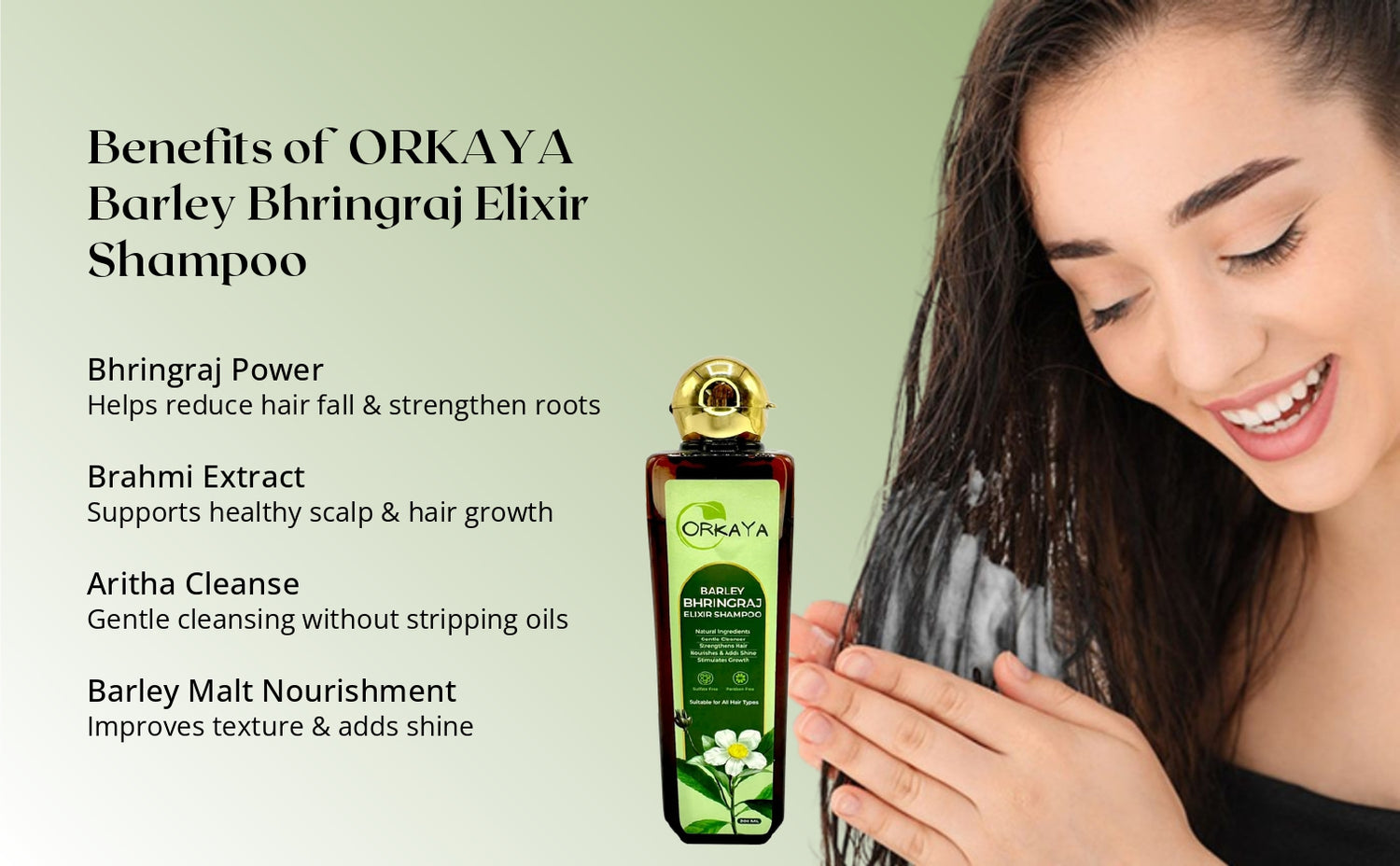 Barley Bhringraj Elixir Shampoo