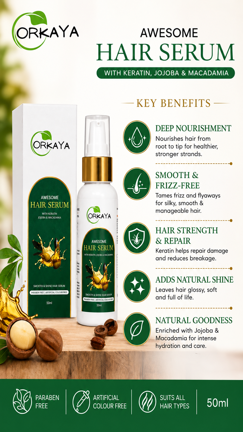 ORKAYA Awesome Hair Serum