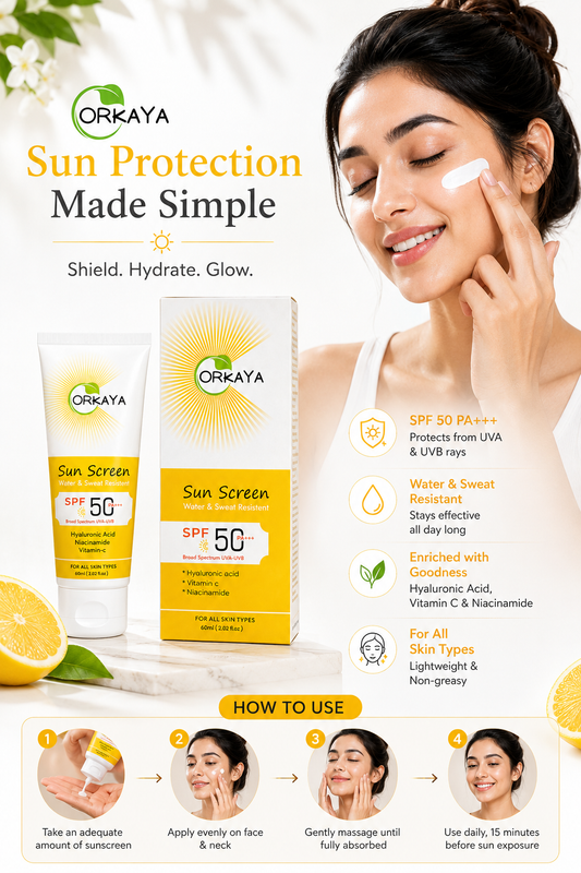 ORKAYA Sunscreen SPF 50 PA+++