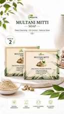 ORKAYA Multani Mitti Soap Pack of 2*100 gm