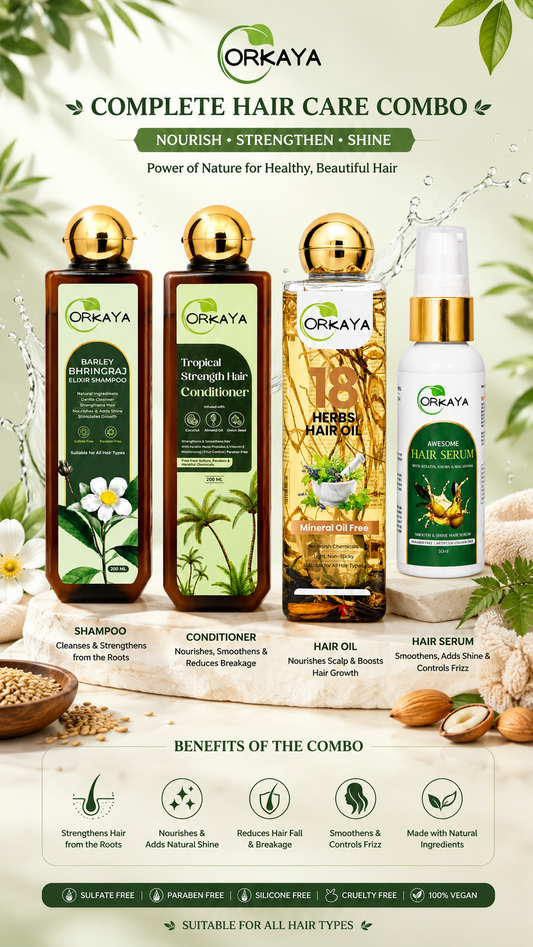 ORKAYA Complete Hair Care Combo