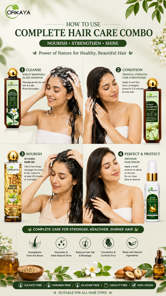 ORKAYA Complete Hair Care Combo