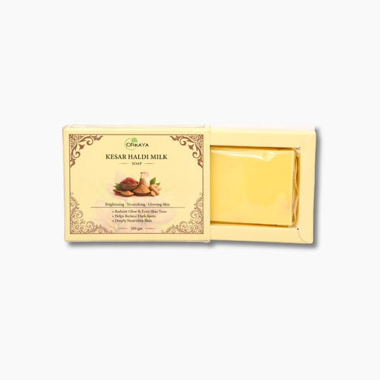 Orkaya Kesar Haldi Milk Soap