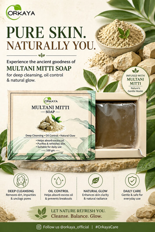 Orkaya Multani Mitti Soap